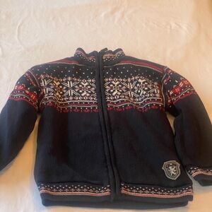 Unisex large/6 fleece lined sweater